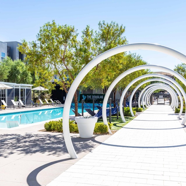 Douglas at Stonelake - Outdoor Archway Pathway